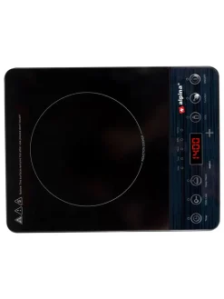 Alpina Küchenelektronik<Induktionskochfeld in Schwarz - (B)27 x (H)37 x (T)6 cm