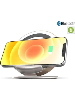 SmartCase Technikzubehör<Induktions-Ladestation mit Bluetooth-Lautsprecher in Gold