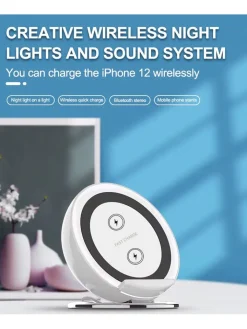 SmartCase Technikzubehör<Induktions-Ladestation mit Bluetooth-Lautsprecher in Gold