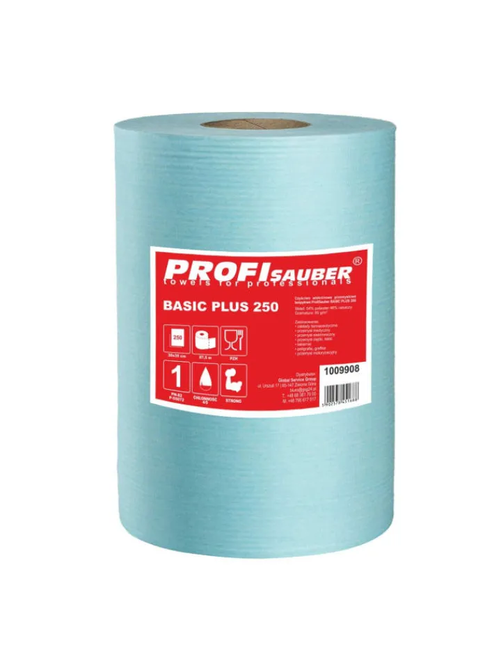 COFI 1453 Putz- & Waschutensilien<Industrie-Reinigungsvlies - aus 54 % Polyester, 46 % in Blau