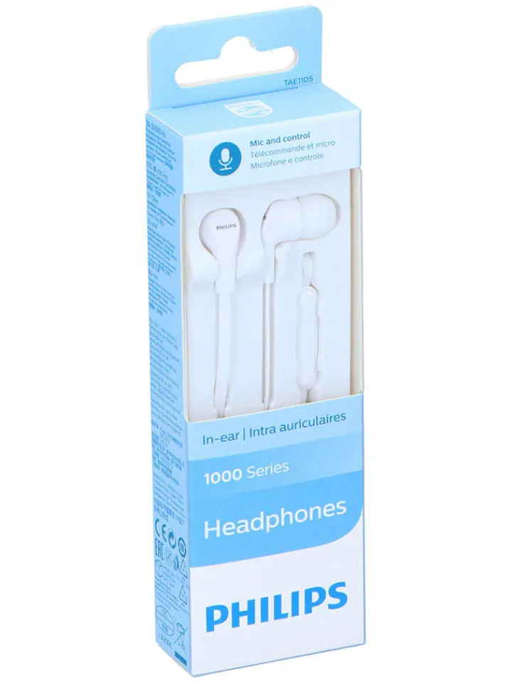 Philips Tv & Audio<In-Ear Kopfhörer "TAE1105WT" in Weiß