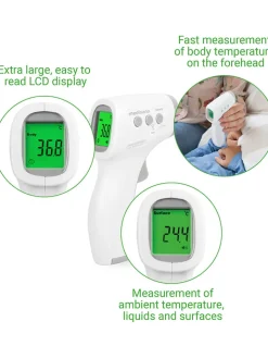 Medisana Technik|Pflege & Gesundheit<Infrarot-Kontaktlos-Multifunktionsthermometer "TM A79" in Weiß