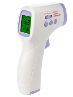 DAM Pflege & Gesundheit|Klima & Haushalt<Infrarot-Thermometer in Weiß/ Lila