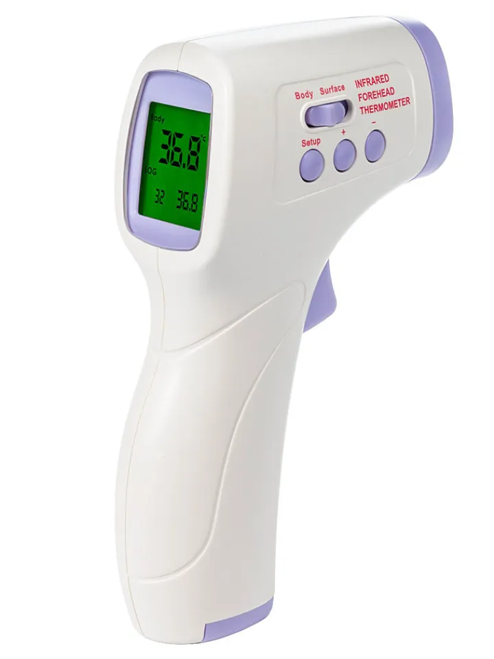 DAM Pflege & Gesundheit|Klima & Haushalt<Infrarot-Thermometer in Weiß/ Lila