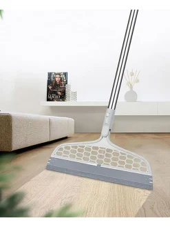 Joybos Putz- & Waschutensilien<2in1-Glas- & Boden-Abzieher in Grau