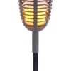 näve Außenleuchten|Außenbeleuchtung<2in1-LED-Solar-Gartenstecker "Fackel" in Grau
