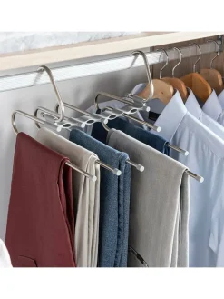 InnovaGoods Garderoben<5in1-Mehrfachbügel in Grau