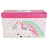 Bieco Spielwaren Sitzmöbel<2in1-Sitzbank "Einhorn" in Rosa