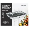 Alpina Grillen<Instant-Grill in Silber - (B)31 x (H)24 cm