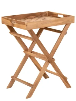 House Nordic Tische<2in1-Tisch in Hellbraun - (B)39 x (H)49,5 x (T)29 cm