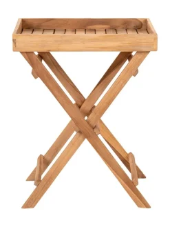 House Nordic Tische<2in1-Tisch in Hellbraun - (B)39 x (H)49,5 x (T)29 cm