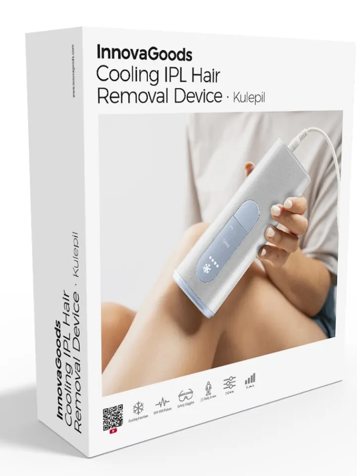 InnovaGoods Technik|Pflege & Gesundheit<IPL-Epiliergerät in Weiß - (B)6,5 x (H)17 x (T)3,5 cm