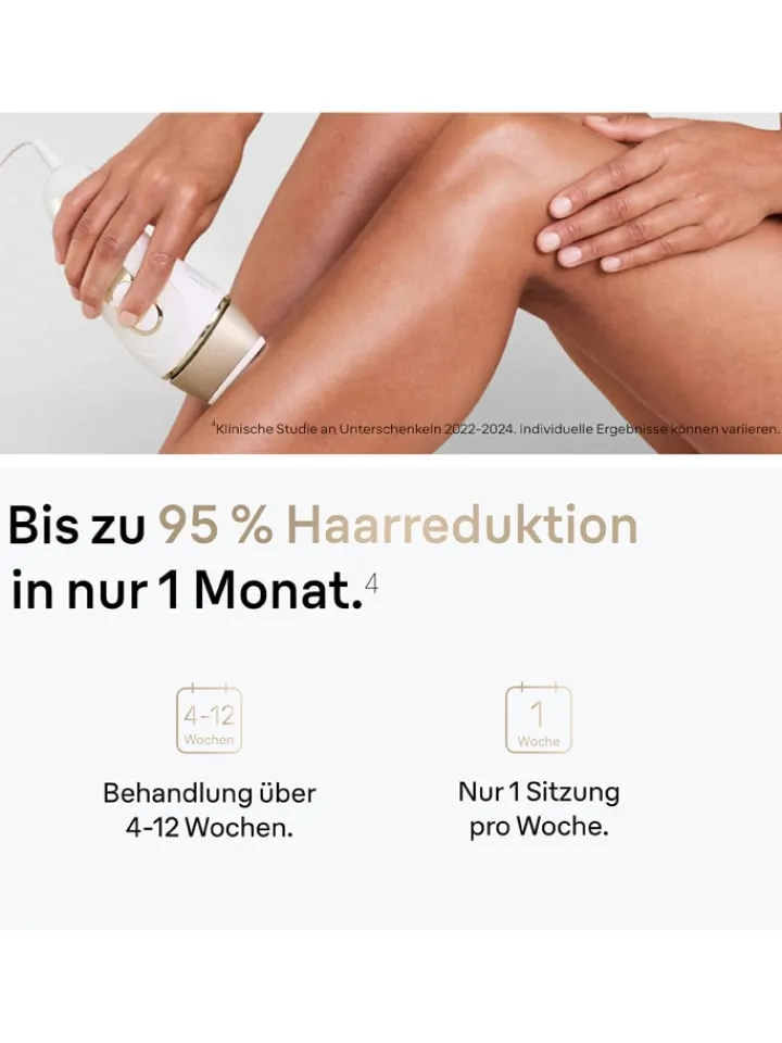 Braun Pflege & Gesundheit<IPL-Haarentfernungsgerät "Silk-expert Pro IPL PL5152" in Weiß/ Gold