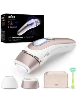 Braun Technik|Pflege & Gesundheit<IPL-Haarentfernungsgerät "Silk-expert Pro IPL PL7147" in Weiß/ Rosa