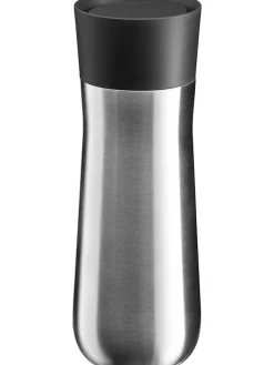 WMF Aufbewahren & Servieren<Isolierbecher "Impulse" in Silber/ Schwarz - 350 ml