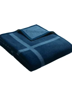 LOOKS by Wolfgang Joop Wohndecken & Plaids<Jacquard, Baumwollmischung Wohndecke in blau