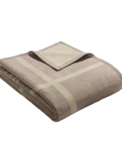 LOOKS by Wolfgang Joop Wohndecken & Plaids<Jacquard, Baumwollmischung Wohndecke in beige