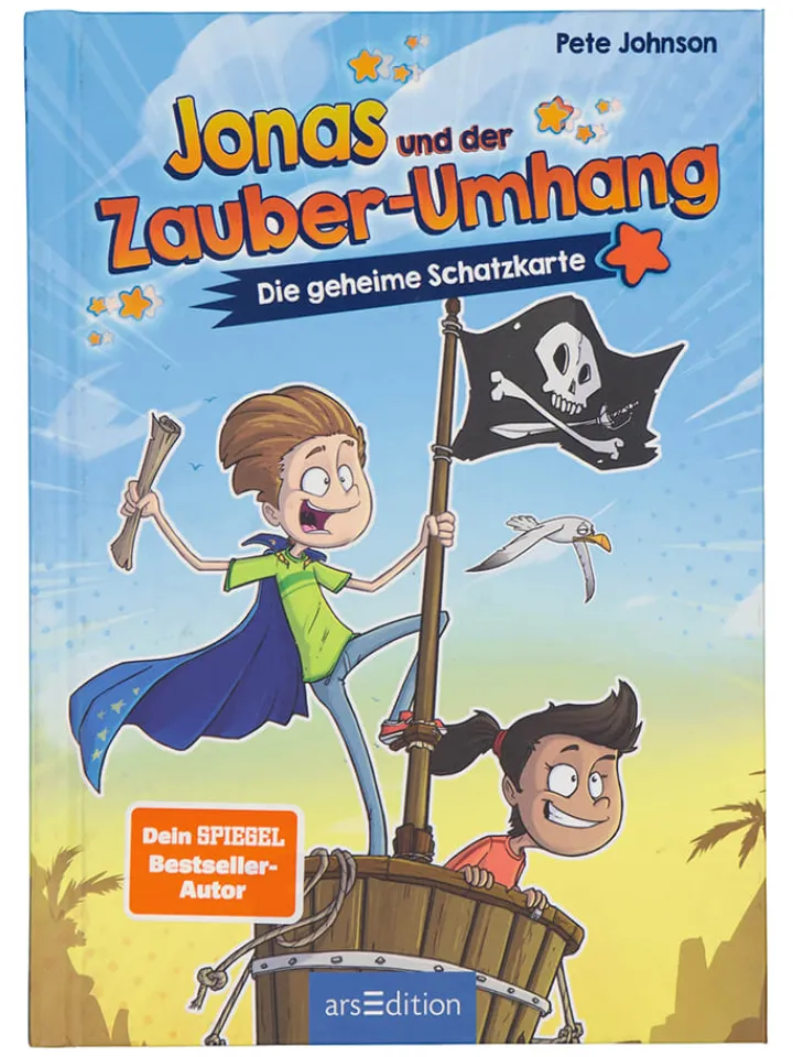 ars edition Bücher<Jugendbuch "Jonas und der Zauber-Umhang - Die geheime Schatzkarte"