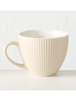 Boltze Gedeckter Tisch<Jumbotasse "Ranura" in Creme - 420 ml