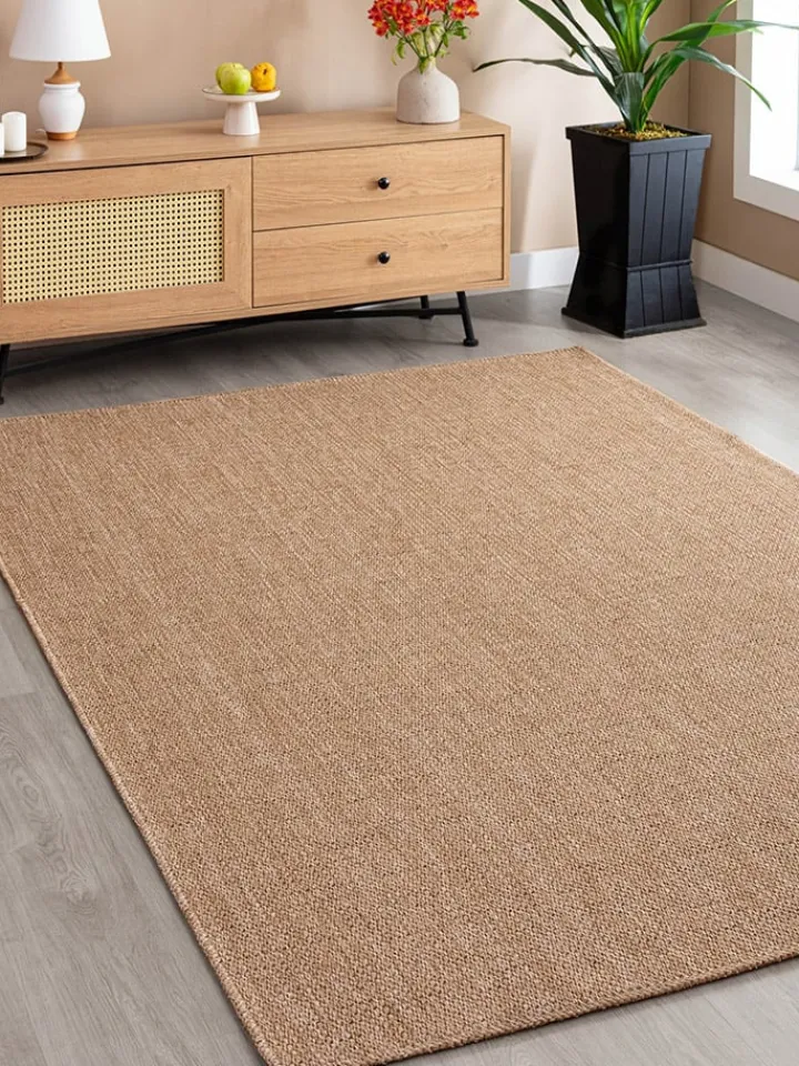 Mioli Teppiche & Fußmatten<Jute-Teppich in Hellbraun