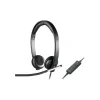 Logitech Tv & Audio<Kabelgebundenes PC Headset - USB Headset mit Bedienelement in Schwarz