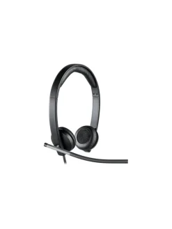 Logitech Tv & Audio<Kabelgebundenes PC Headset - USB Headset mit Bedienelement in Schwarz