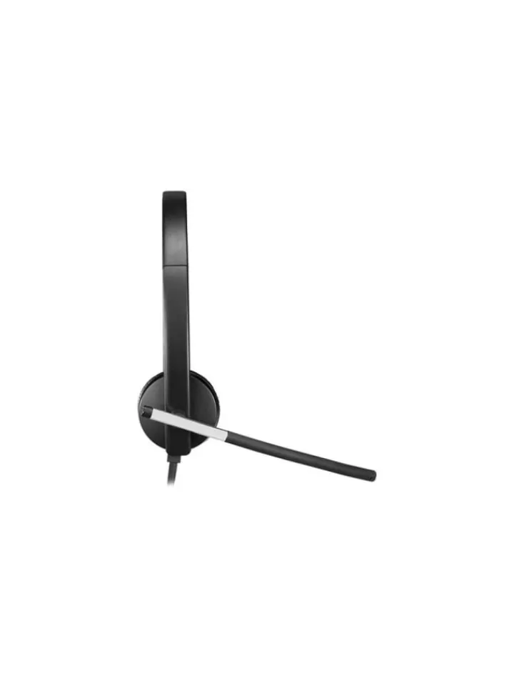 Logitech Tv & Audio<Kabelgebundenes PC Headset - USB Headset mit Bedienelement in Schwarz