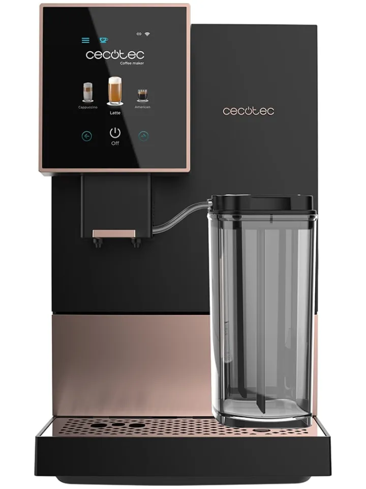 Cecotec Küchenelektronik<Kaffeemaschine "Compactccino Connected" in Schwarz/ Gold
