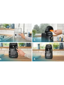 Bosch Kleingeräte Küchenelektronik<Kaffeepadmaschine "Tassimo - Finesse" in Schwarz