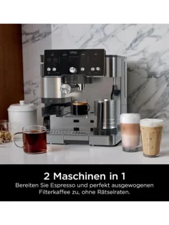 NINJA Küchenelektronik<Kaffeevollautomat Luxe Café Essential ES501EU in silber