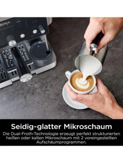 NINJA Küchenelektronik<Kaffeevollautomat Luxe Café Essential ES501EU in silber