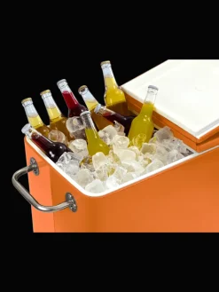 Beachtrekker Grillen<Kailua Cooler - Kühlbox, Kühlwagen, Getränkekühler, Orange