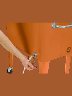 Beachtrekker Grillen<Kailua Cooler - Kühlbox, Kühlwagen, Getränkekühler, Orange
