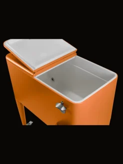Beachtrekker Grillen<Kailua Cooler - Kühlbox, Kühlwagen, Getränkekühler, Orange