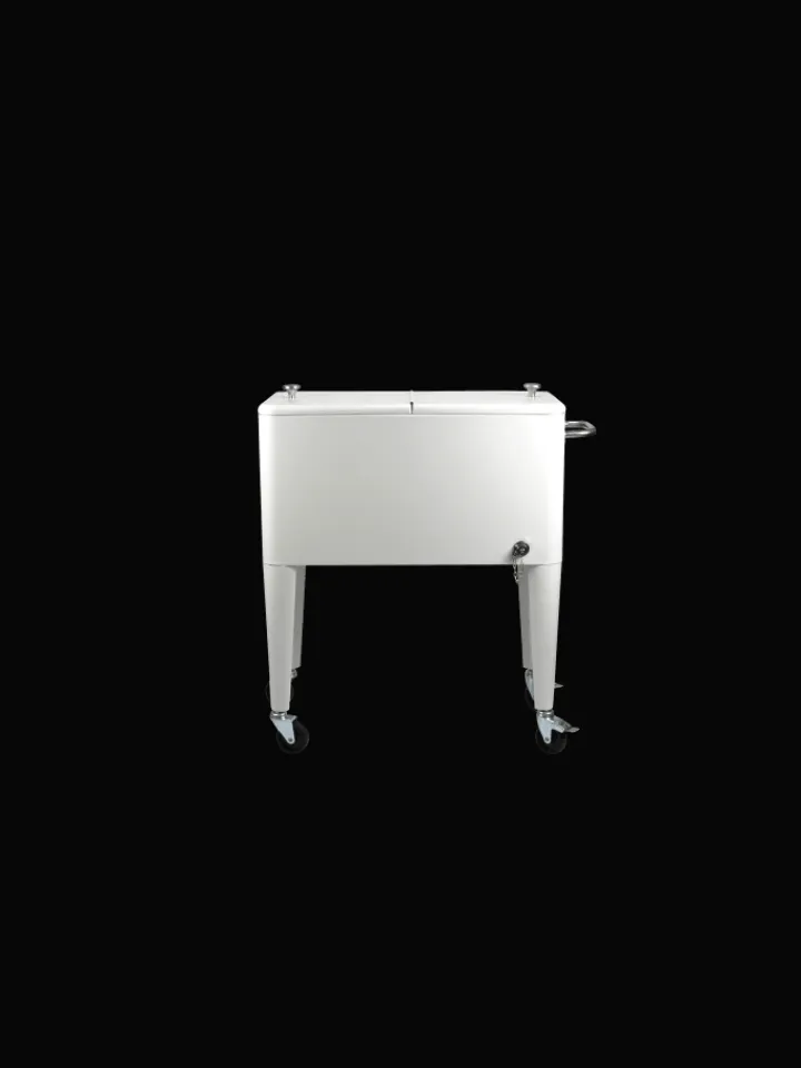 Beachtrekker Grillen<Kailua Cooler - Kühlbox, Kühlwagen, Getränkekühler, Weiß