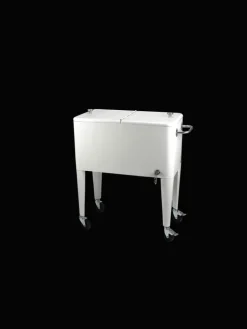 Beachtrekker Grillen<Kailua Cooler - Kühlbox, Kühlwagen, Getränkekühler, Weiß