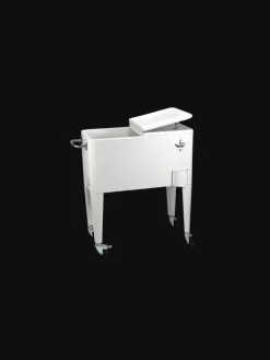 Beachtrekker Grillen<Kailua Cooler - Kühlbox, Kühlwagen, Getränkekühler, Weiß