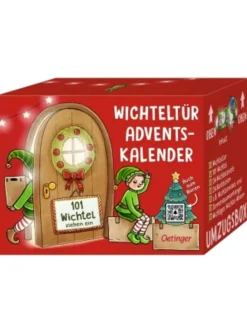 Oetinger Adventskalender<Kalender - Wichteltür-Adventskalender. 101 Wichtel ziehen ein