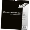 folia PAPER Kreativbedarf & Do-It-Yourself<Kalender zum Selbstgestalten in Schwarz - (L)24 x (B)23 cm