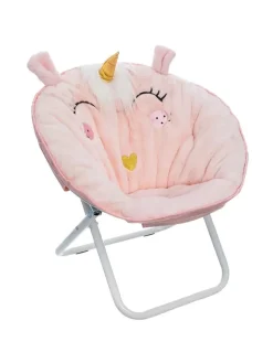 WellHome for Kids Sitzmöbel<Kalppsessel in Rosa - (H)55 x Ø 50 cm