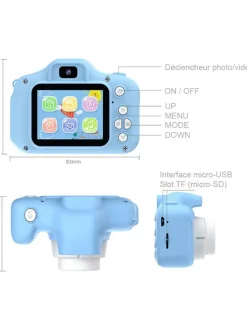 Techkidz Foto & Video<Kamera "EasyClick" in Hellblau - ab 6 Jahren