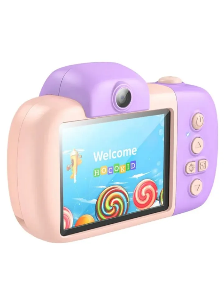 HOCO Foto & Video<Kamera für Kinder 600 mAh Full HD-Auflösung 1920x1080 2,4-Zoll in Pink