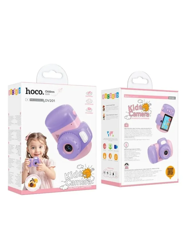 HOCO Foto & Video<Kamera für Kinder 600 mAh Full HD-Auflösung 1920x1080 2,4-Zoll in Pink