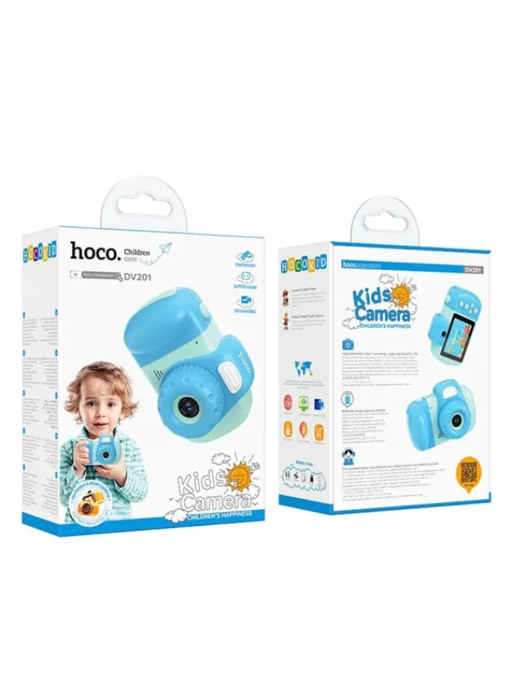 HOCO Foto & Video<Kamera für Kinder 600 mAh Full HD-Auflösung 1920x1080 2,4-Zoll in Blau