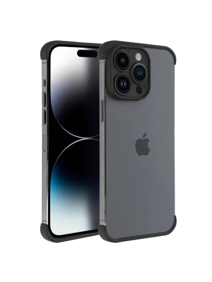 COFI 1453 Foto & Video<Kameraschutzhülle kompatibeliPhone 14 Pro MaxKanten- in Schwarz