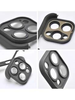 COFI 1453 Foto & Video<Kameraschutzhülle kompatibeliPhone 14 Pro MaxKanten- in Schwarz