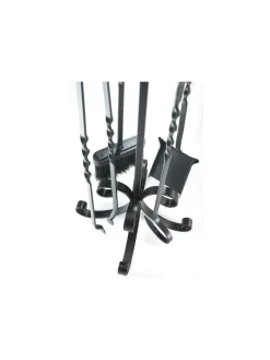 kobolo Weitere Haushaltshelfer<Kaminzubehör FIRETOOLSET in Schwarz