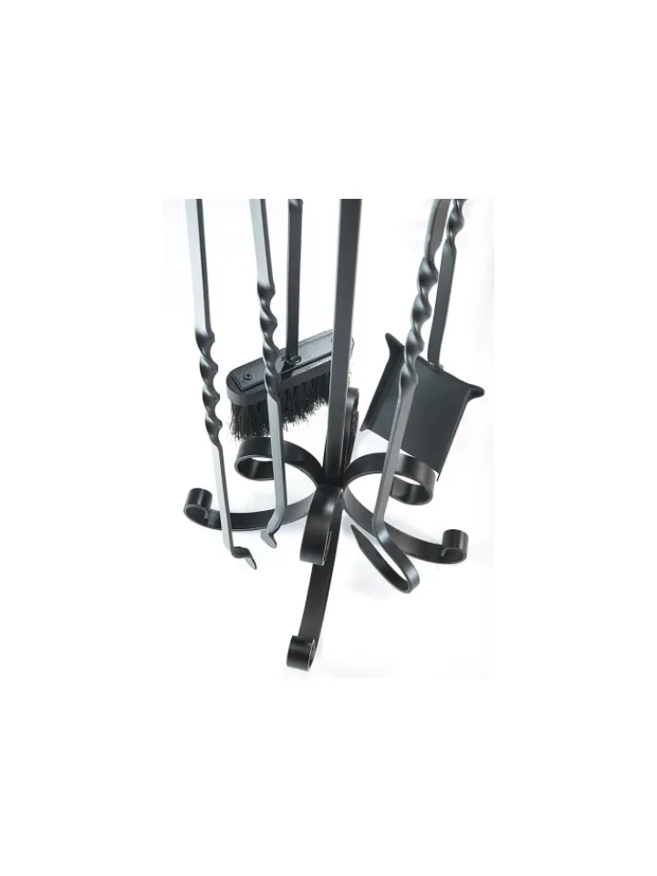 kobolo Weitere Haushaltshelfer<Kaminzubehör FIRETOOLSET in Schwarz
