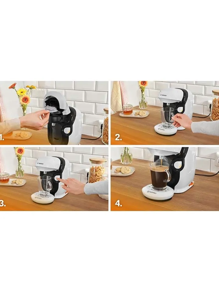 Bosch Kleingeräte Küchenelektronik<Kapselmaschine "Tassimo Style" in Weiß