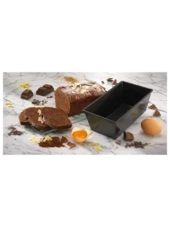 Dr. Oetker Koch- & Backutensilien<Kastenform "Back Freude" in Schwarz - (B)20 x (H)7 x (T)11,5 cm